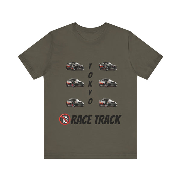 Tokyo Race Track Prohibited under 18 Unisex Jersey Short